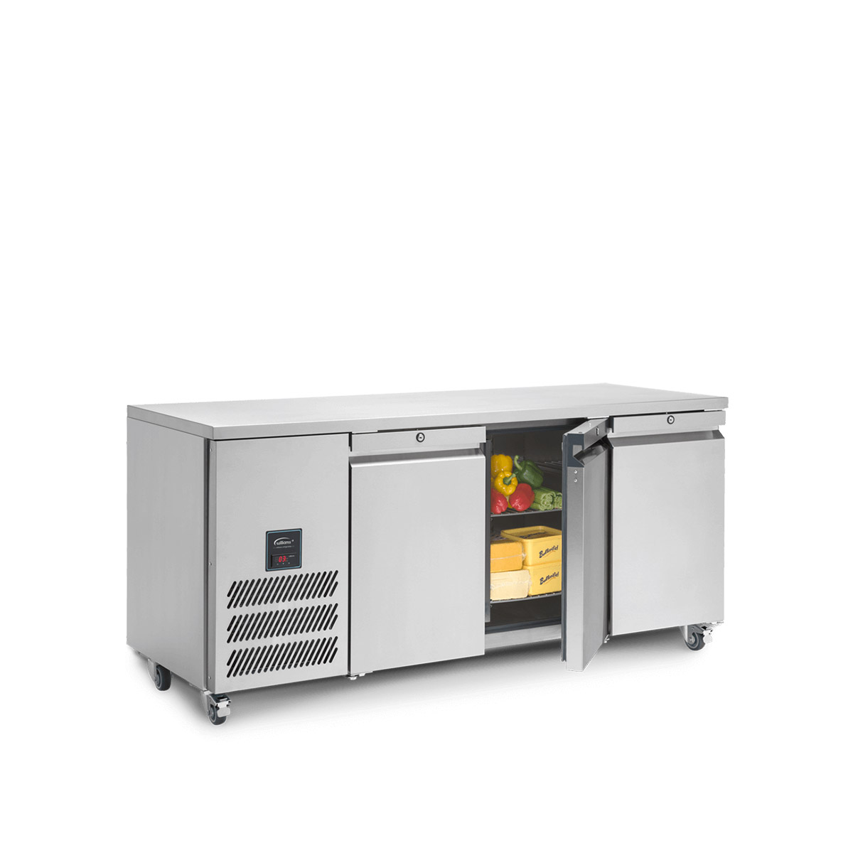 Williams Jade 3 Door 545Ltr Counter Fridge HJC3-SA