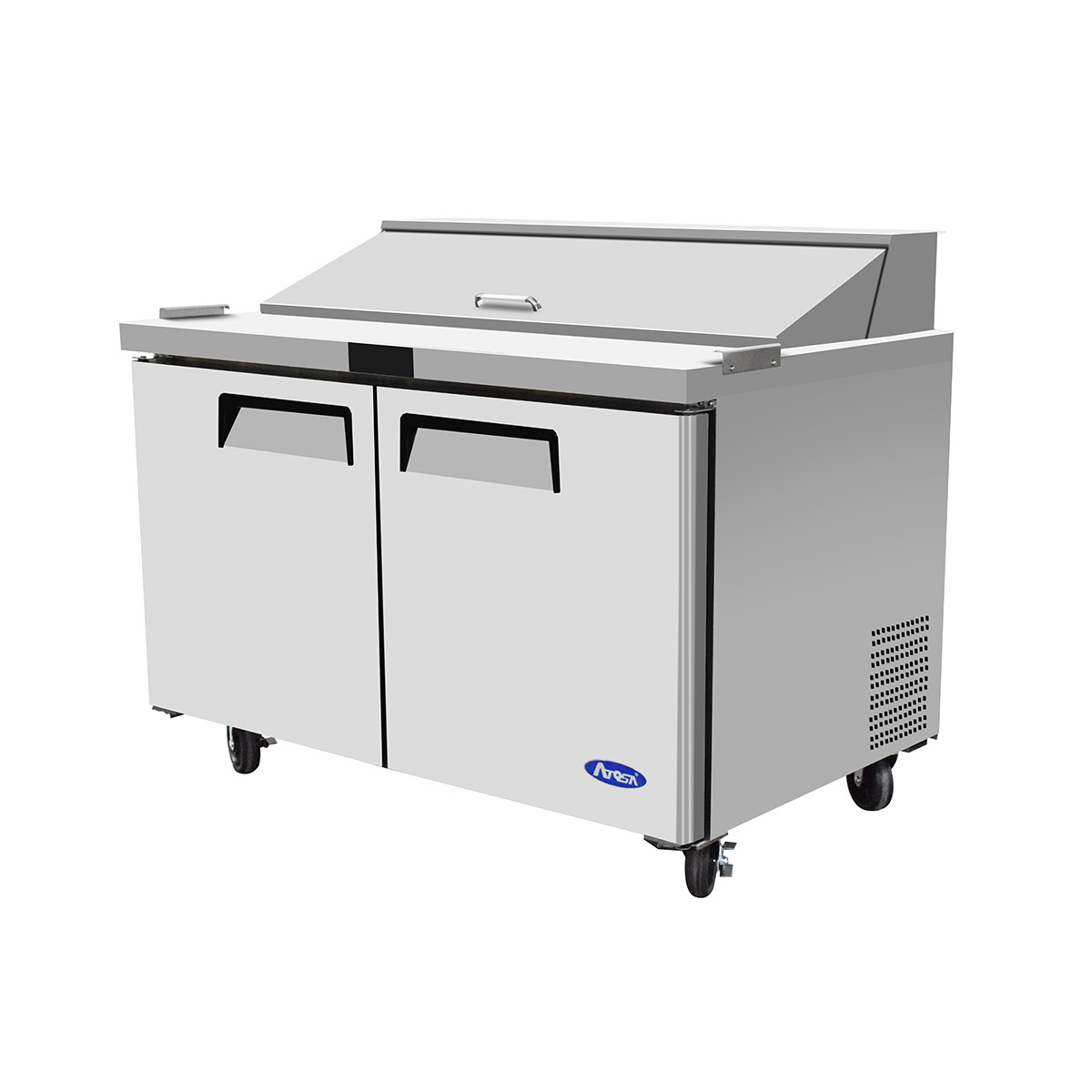 Atosa MSF8303GR Heavy Duty 2 Door Prep Counter 515 Litres with 16 x 1/6 GN Pans