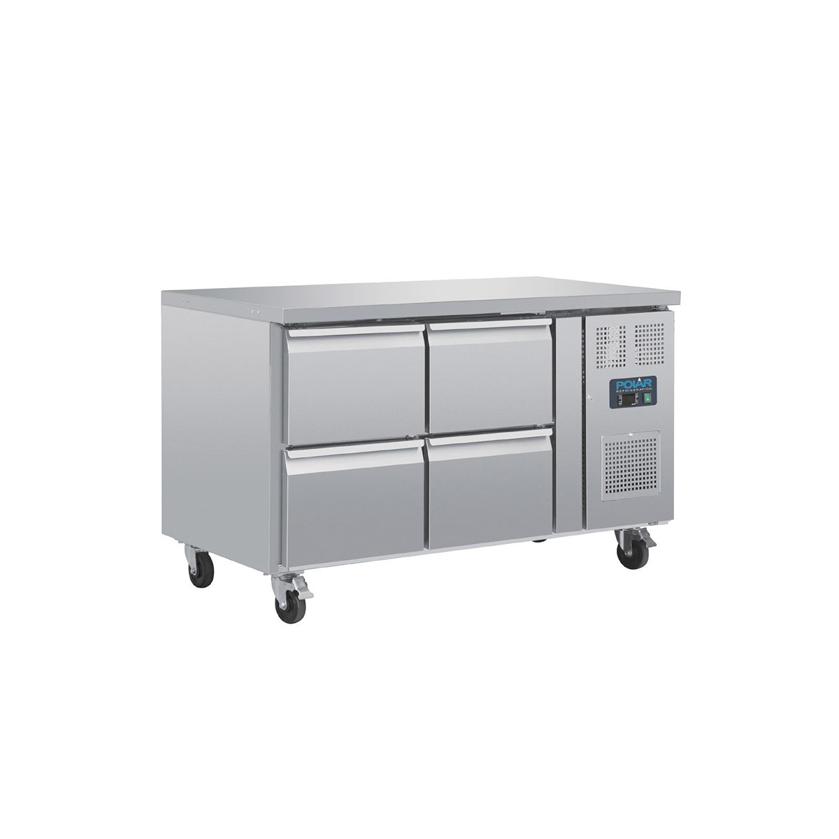 Polar U-Series Four Drawer Gastronorm Counter Fridge