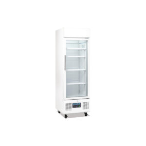Polar G-Series Upright Display Fridge 218Ltr White