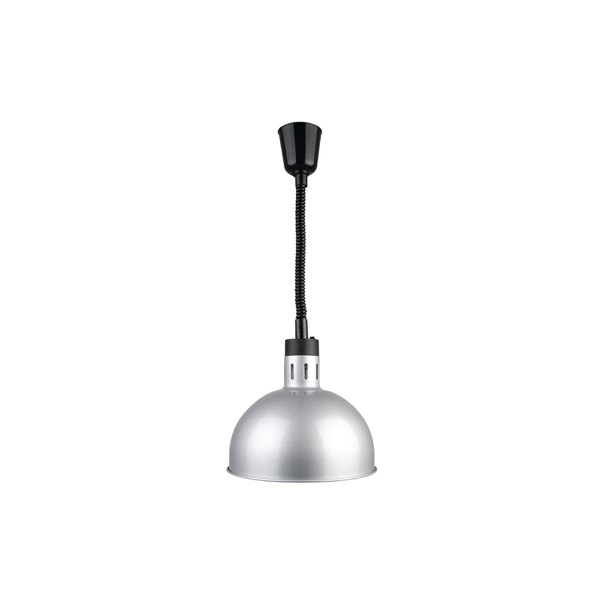 Buffalo Retractable Dome Heat Shade Silver Finish