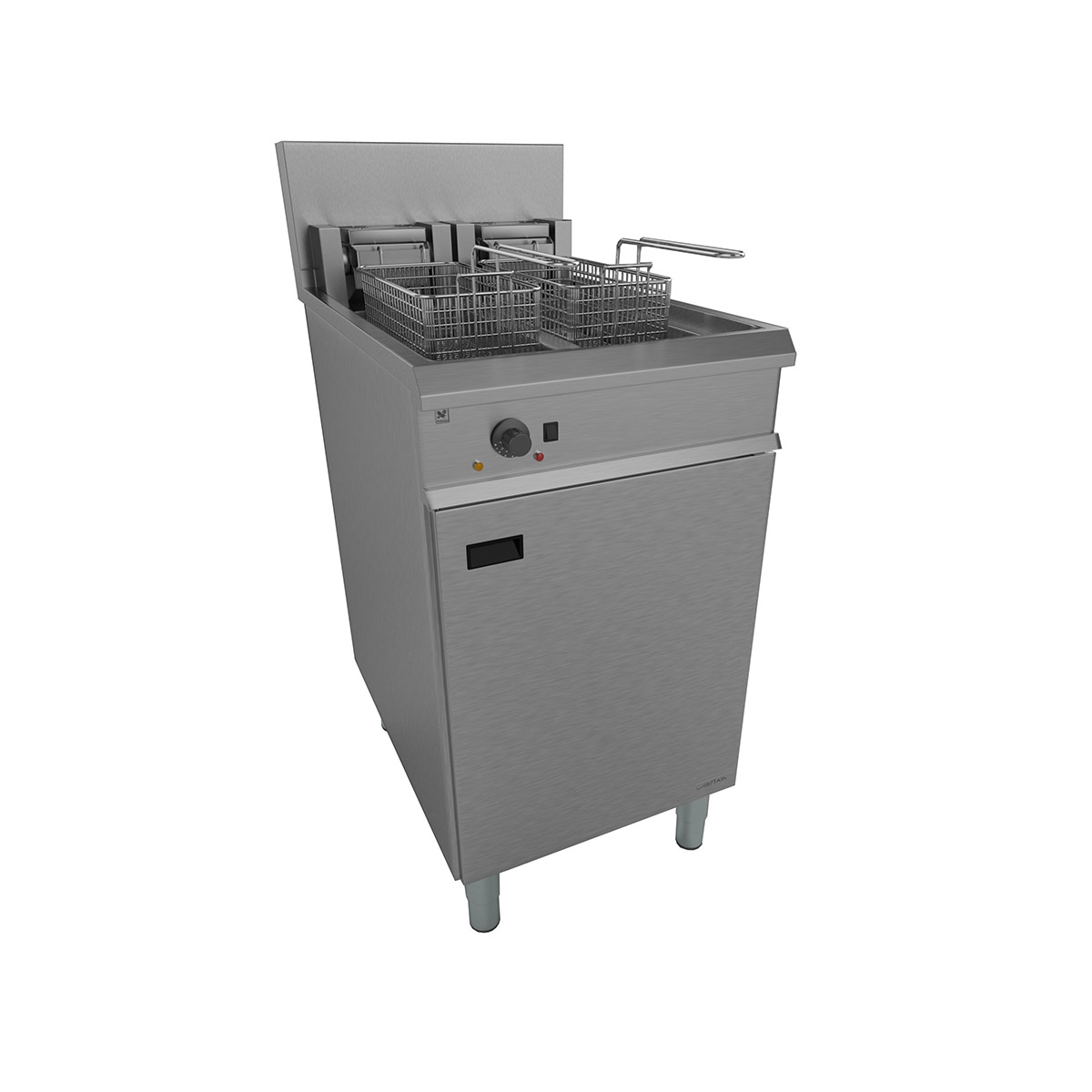 Falcon Chieftain Electric Freestanding, Single Pan, Twin Basket On Legs E1848