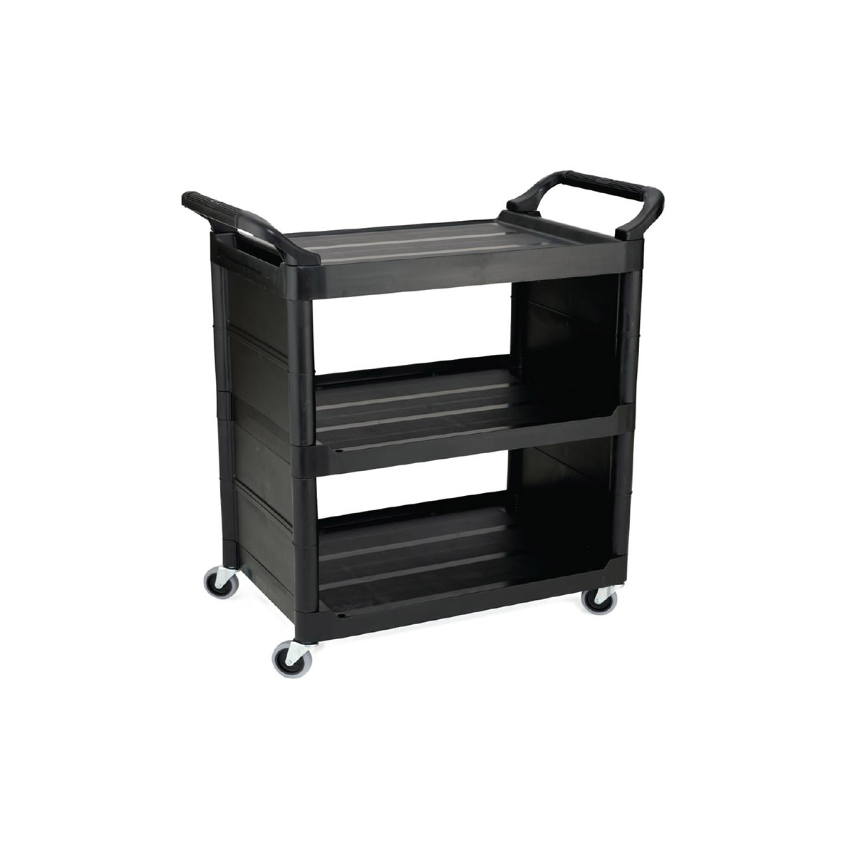 Rubbermaid Light Duty Service Utility Cart Black