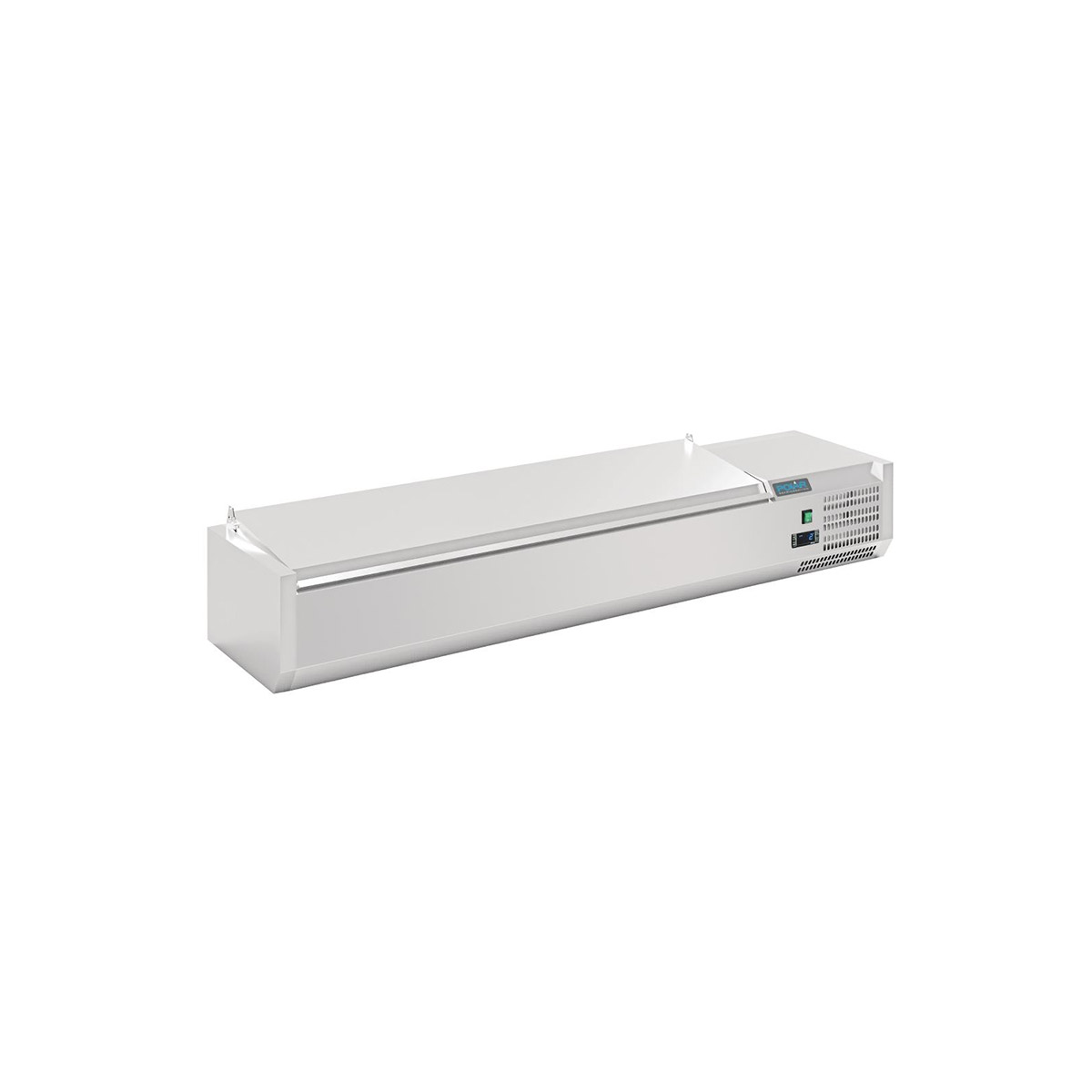 Polar G-Series Countertop Prep Fridge with Lid 7x 1/4GN