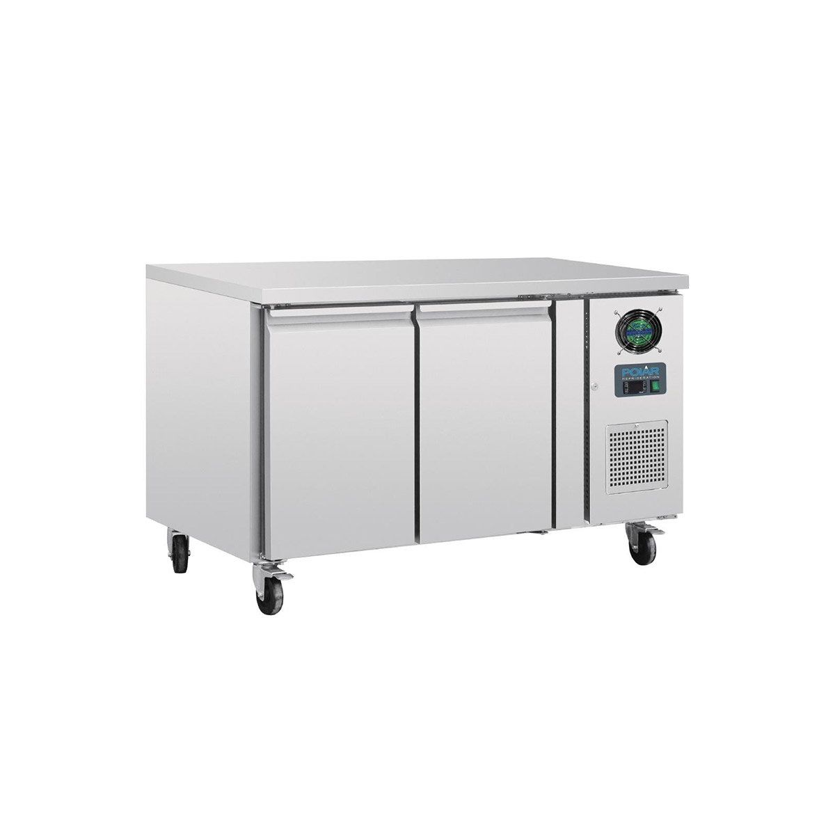 Polar U-Series Double Door Counter Freezer 282Ltr