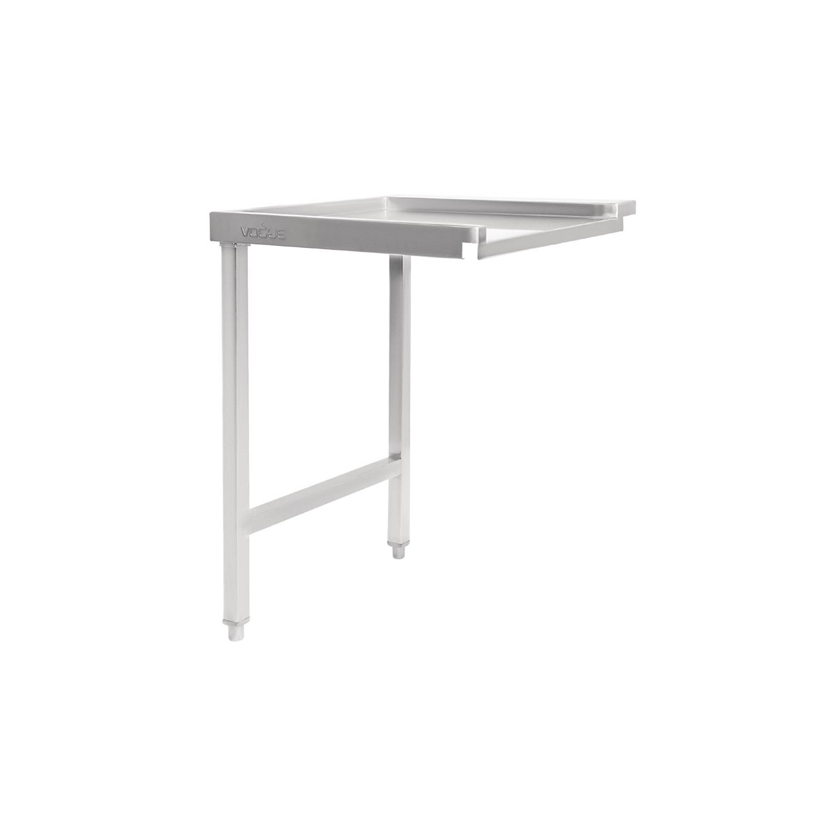 Vogue Pass Through Dishwash Table Left 650(D)mm