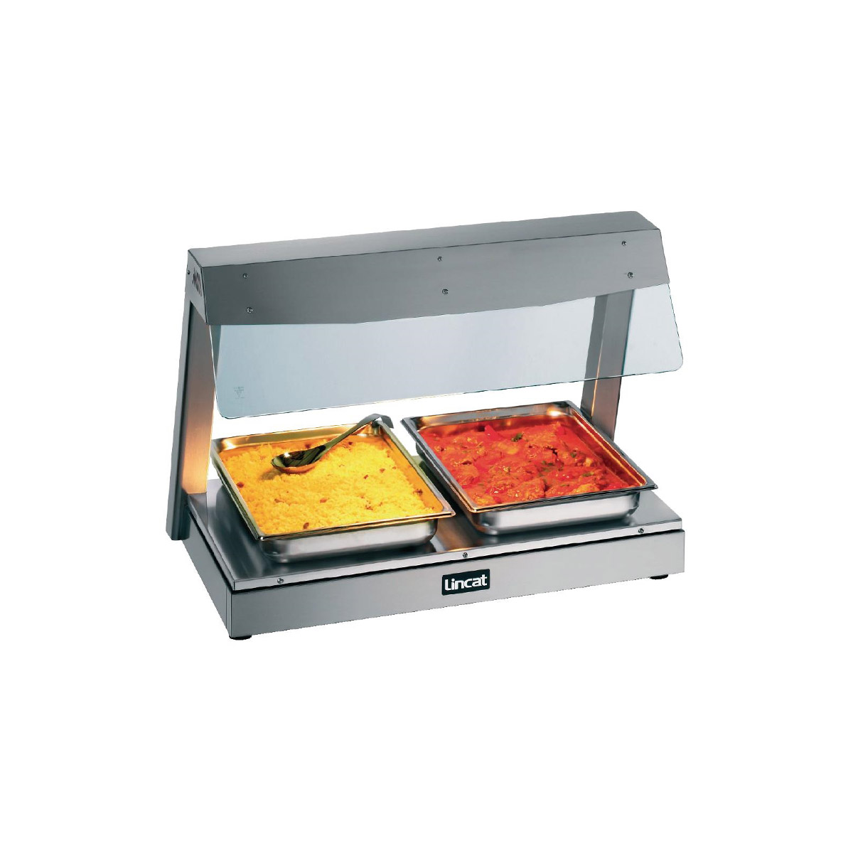 Lincat Seal Counter-top Heated Display with Gantry 2x 1/1GN