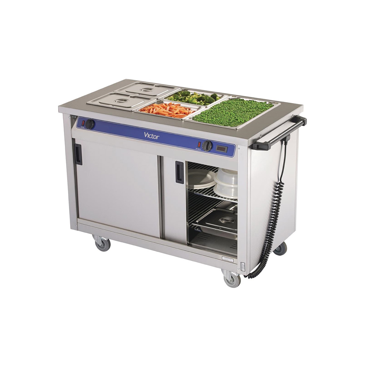 Victor Mobile Crown Bain Marie Hot Cupboard BM30MS