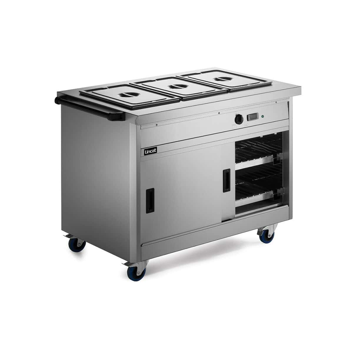 Lincat Panther 800 Series Free-standing Hot Cupboard - Bain Marie Top